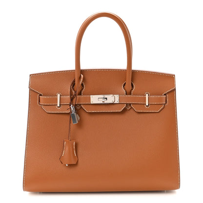 Epsom Birkin Sellier 30 Gold