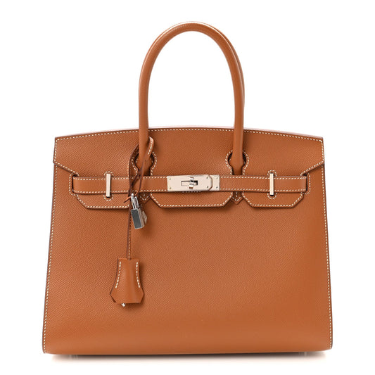 Epsom Birkin Sellier 30 Gold