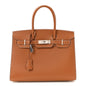 Epsom Birkin Sellier 30 Gold