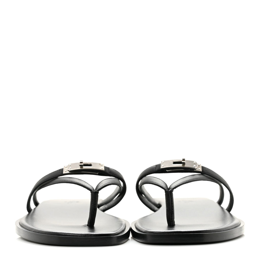 Calfskin Miss Sandals 37 Black
