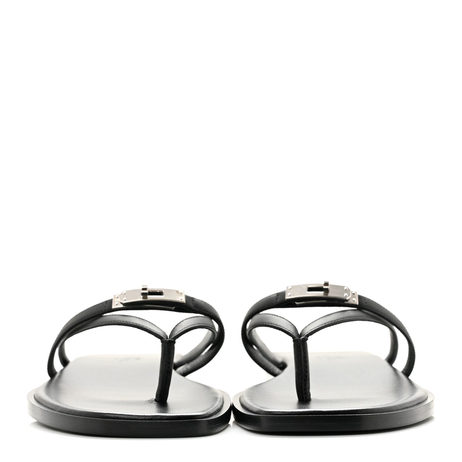 Calfskin Miss Sandals 37 Black
