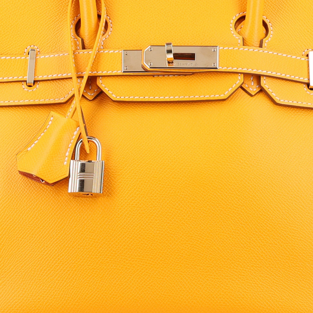 Epsom Candy Birkin 30 Jaune D'Or Feu