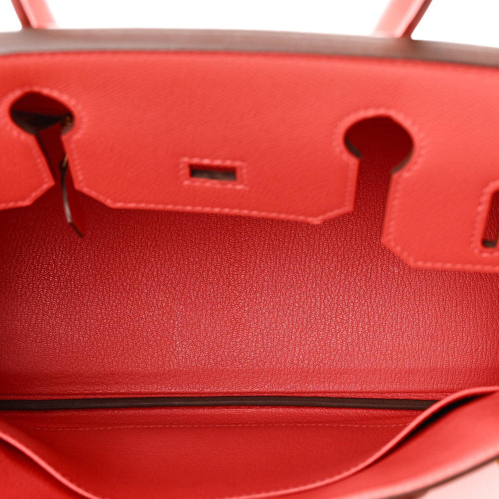 Epsom Birkin 30 Rouge Pivoine