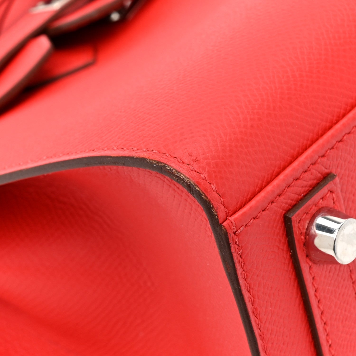 Epsom Birkin Sellier 25 Rouge De Coeur
