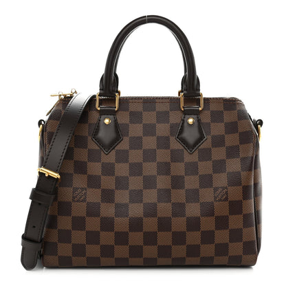 Damier Ebene Speedy Bandouliere 25