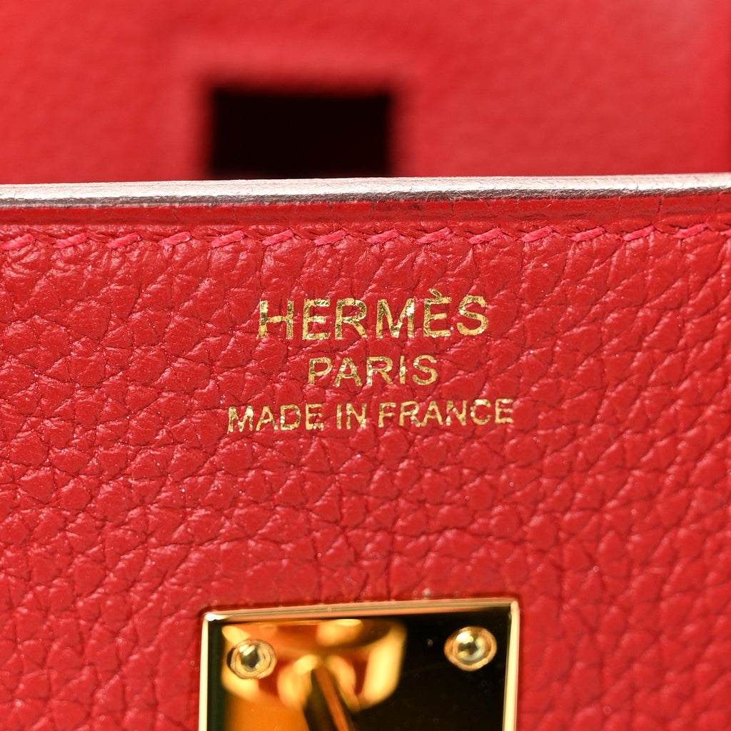 Togo Birkin 25 Rouge Vif