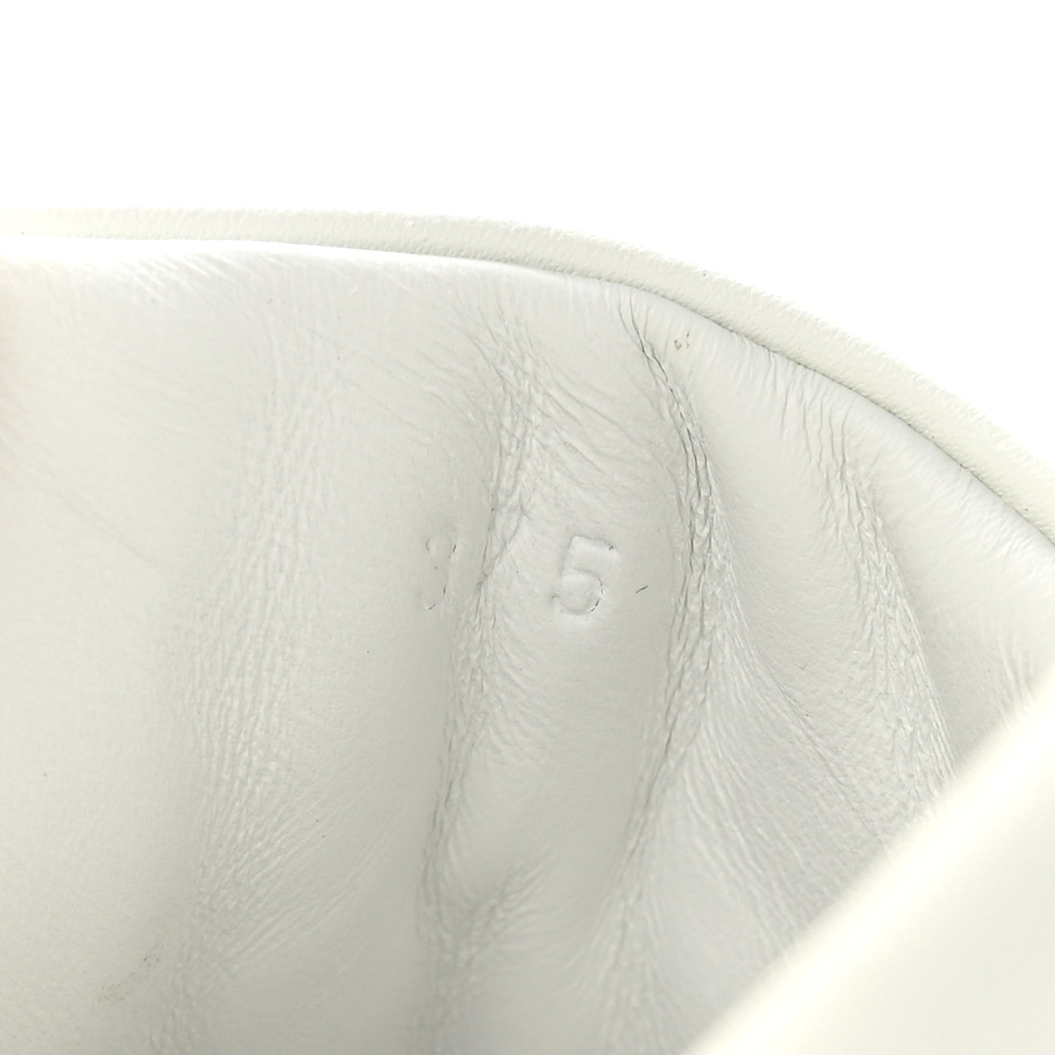 Calfskin Day Sneakers 37.5 White