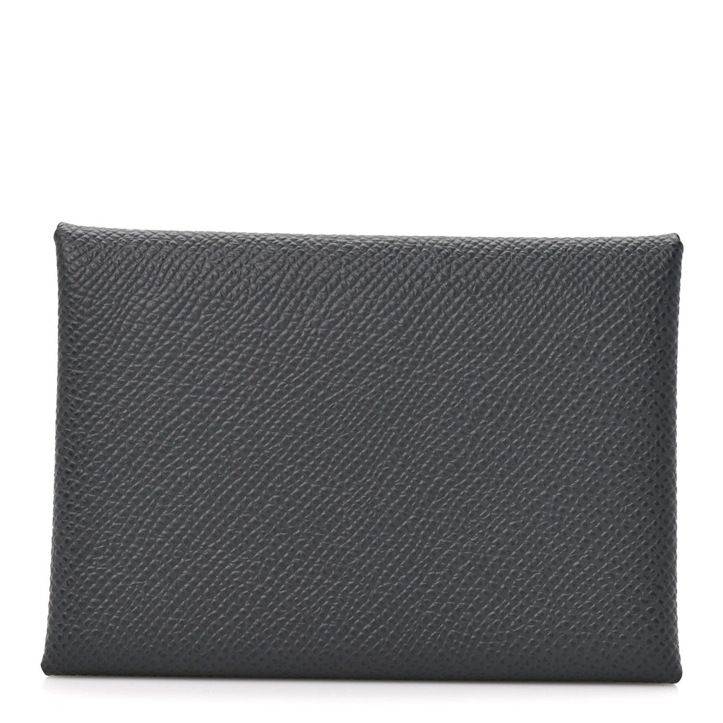Epsom Calvi Duo Card Case Ardoise
