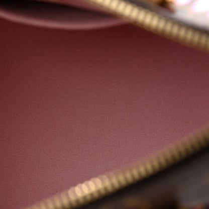 LV X TM Monogram Cherry Blossom Speedy Bandouliere 25 Sakura Brown