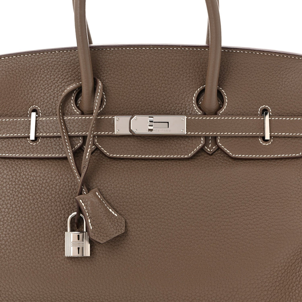 Taurillon Clemence Birkin 35 Etoupe
