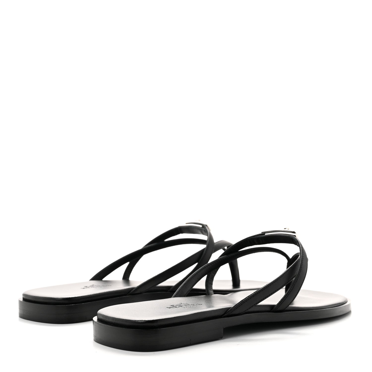 Calfskin Miss Sandals 38 Black