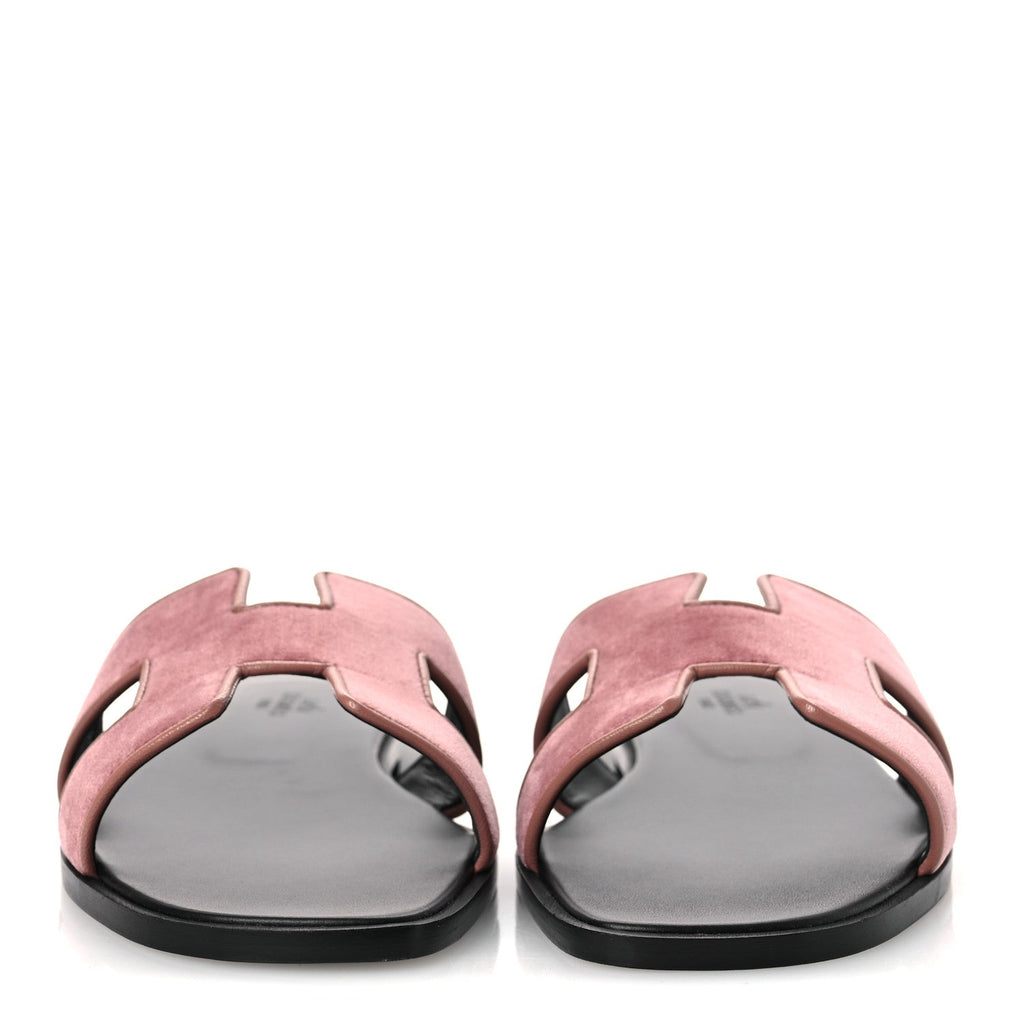 Velvet Nappa Oran Sandals 39 Bois de Rose