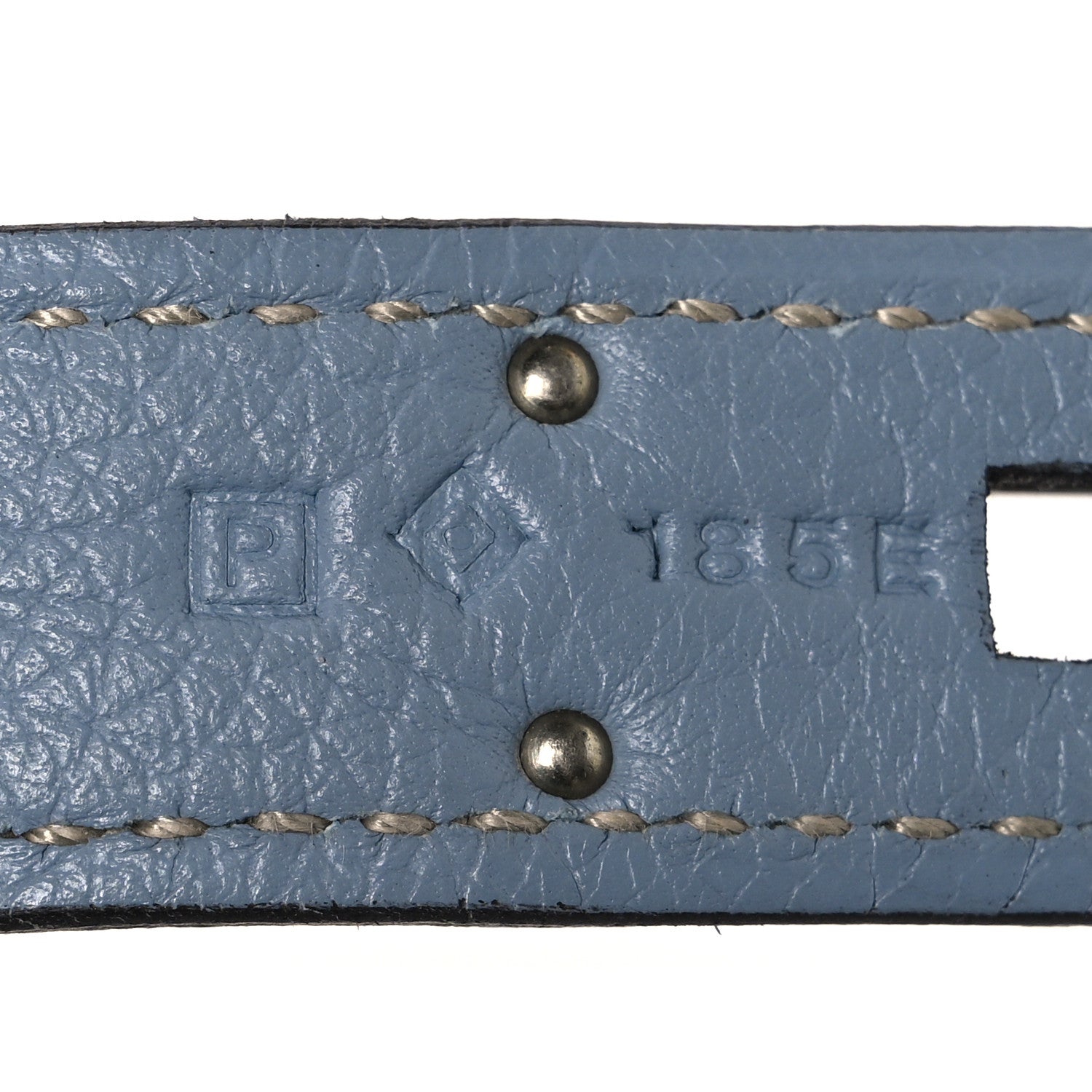 Togo Birkin 35 Bleu Lin