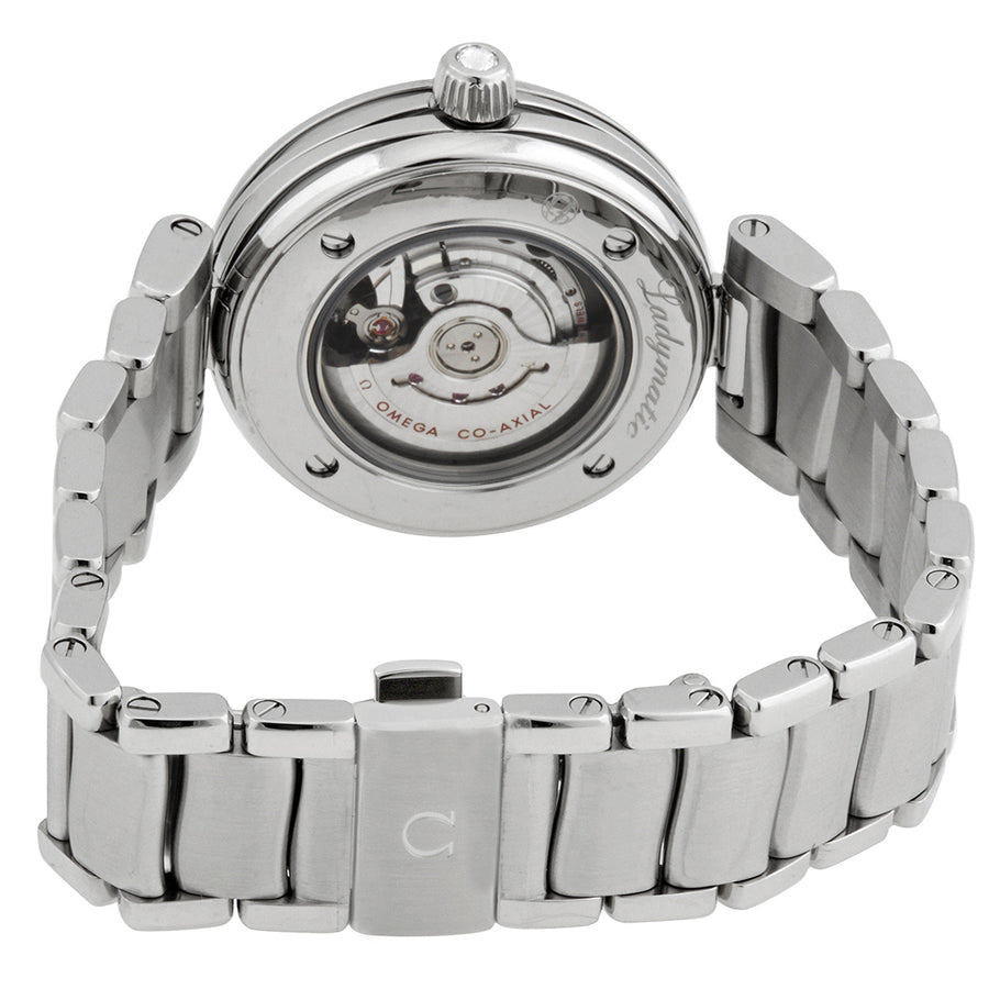 Omega De Ville Ladymatic Blue Pearl & Diamond Ladies Luxury Watch 425.35.34.20.57.002
