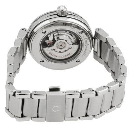Omega De Ville Ladymatic Blue Pearl & Diamond Ladies Luxury Watch 425.35.34.20.57.002
