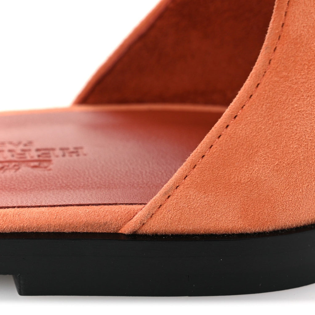 Suede Goatskin Santorini Sandals 38 Bois De Santal