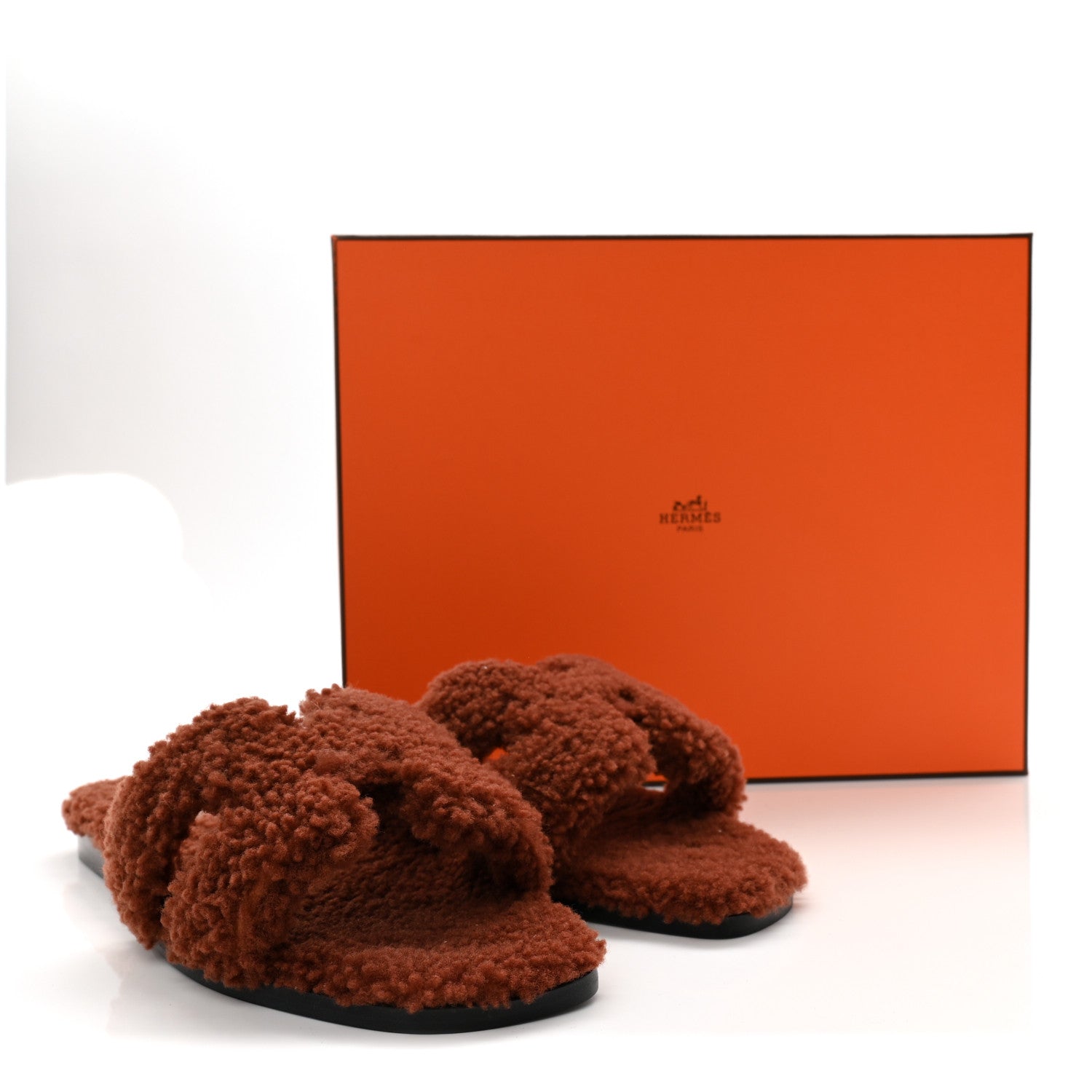 Woolskin Oran Sandals 37 Cognac