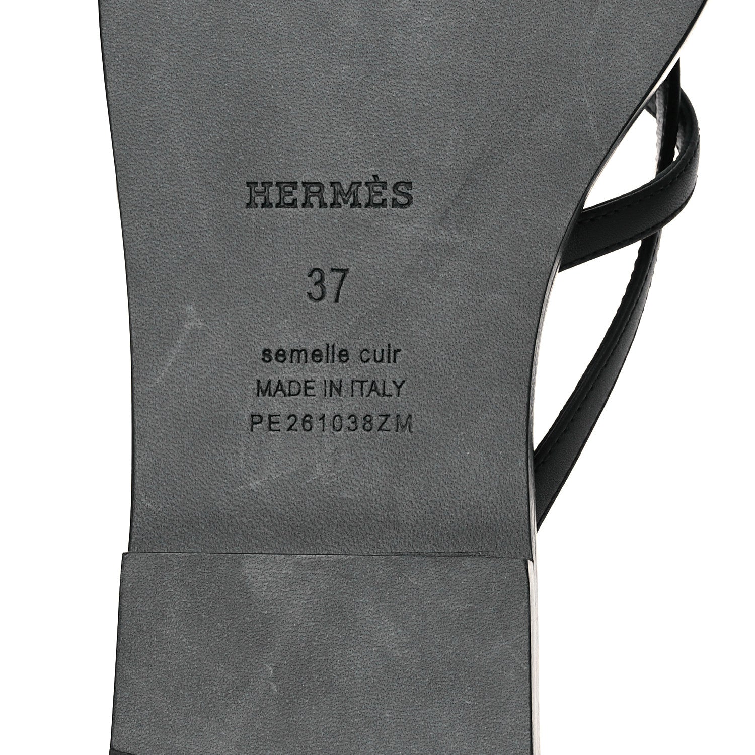 Calfskin Miss Sandals 37 Black