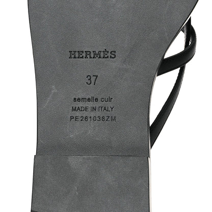 Calfskin Miss Sandals 37 Black
