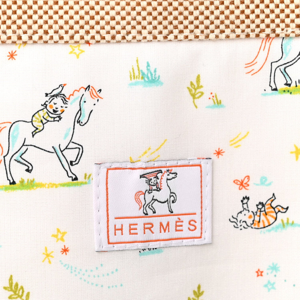 H Canvas Cabriole Nappy Bag Biscuit