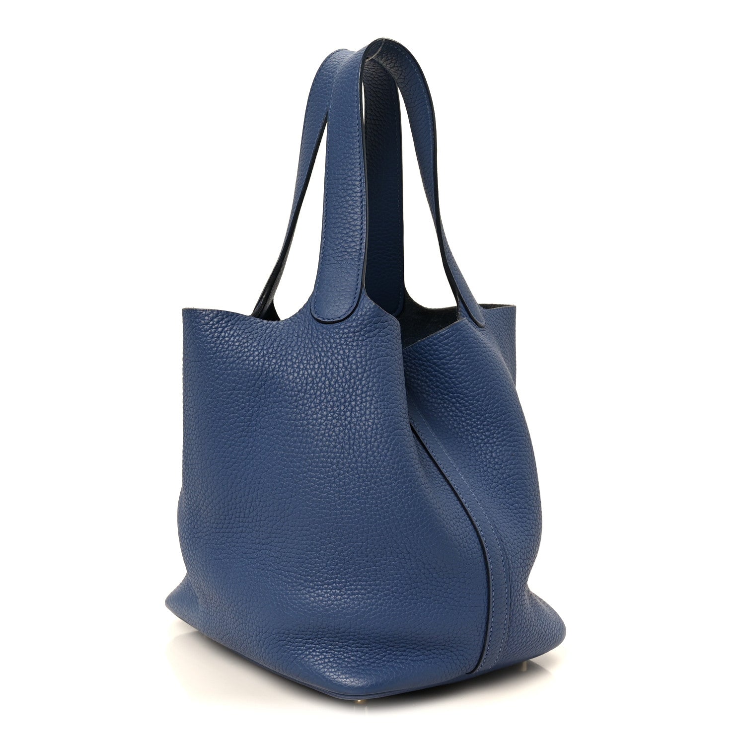 Taurillon Clemence Picotin Lock 22 MM Bleu Brighton