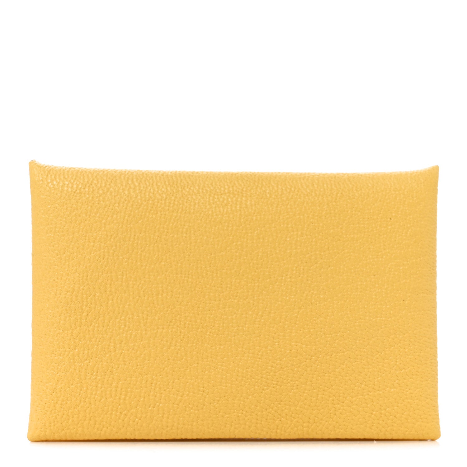Chevre Mysore Calvi Card Case Jaune Citron