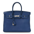 Togo Birkin 35 Bleu Thalassa