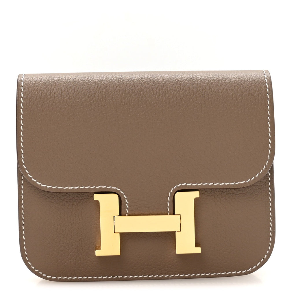 Evercolor Constance Slim Wallet Etoupe
