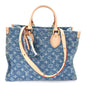 Monogram Denim Onthego MM Blue
