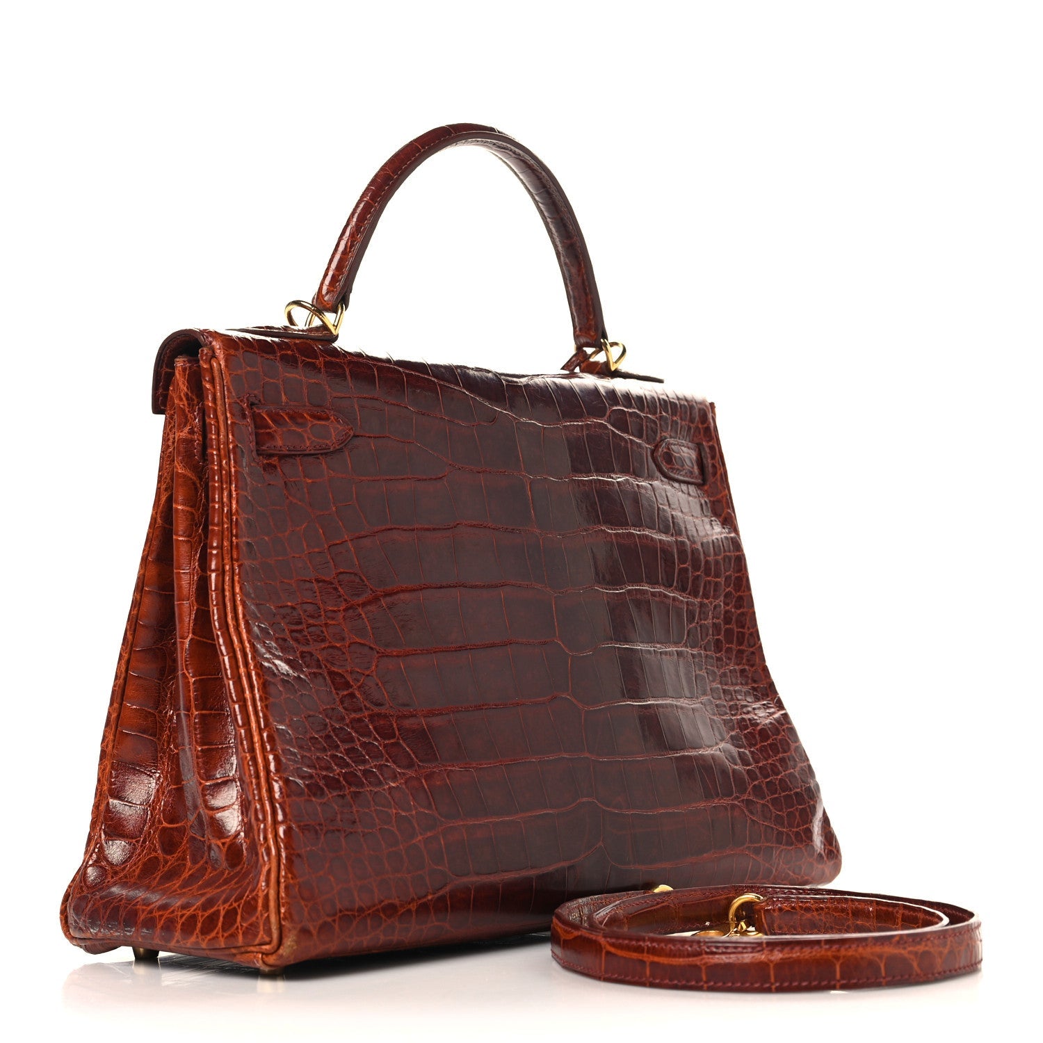 Shiny Alligator Kelly Retourne 32 Miel