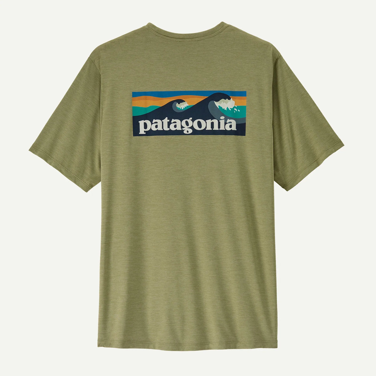 Patagonia Cap Cool Daily Shirt – Men’s Performance T-Shirt Boardshort Logo