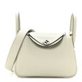 Taurillon Clemence Mini Lindy 20 Gris Neve