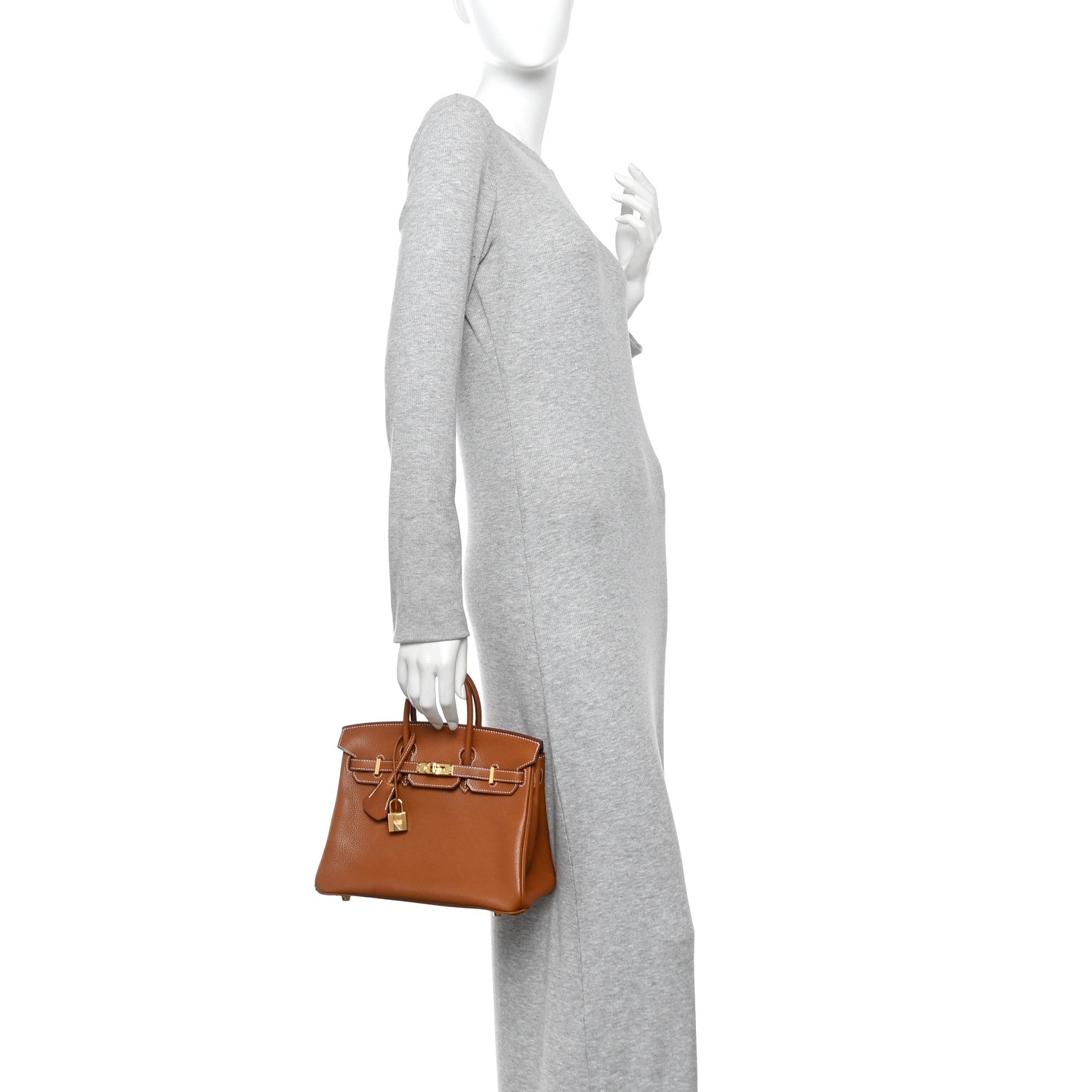 Natural Barenia Faubourg Birkin 25 Fauve