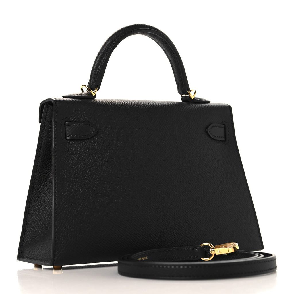 Epsom Mini Kelly Sellier 20 Black