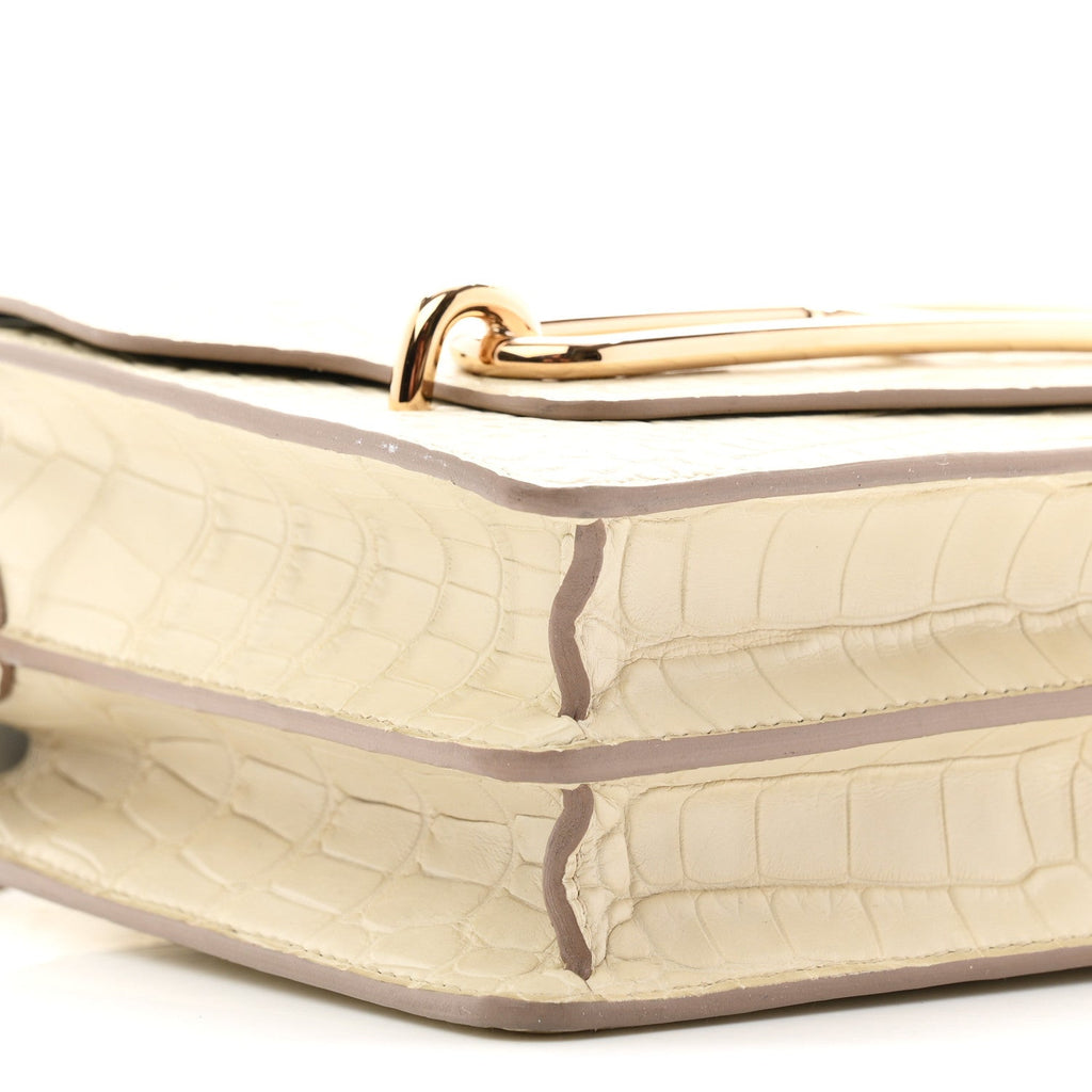 Matte Alligator Mini Sac Roulis Beton