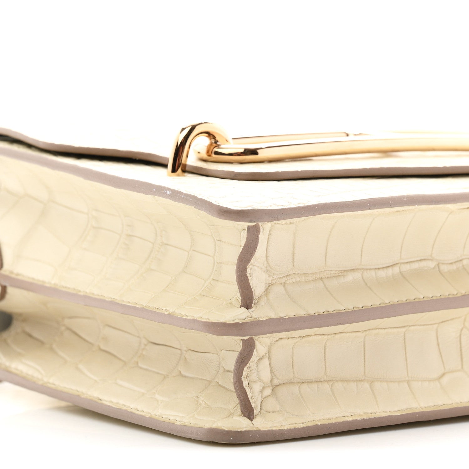 Matte Alligator Mini Sac Roulis Beton