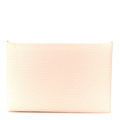 Chevre Mysore Calvi Card Case Mauve Pale