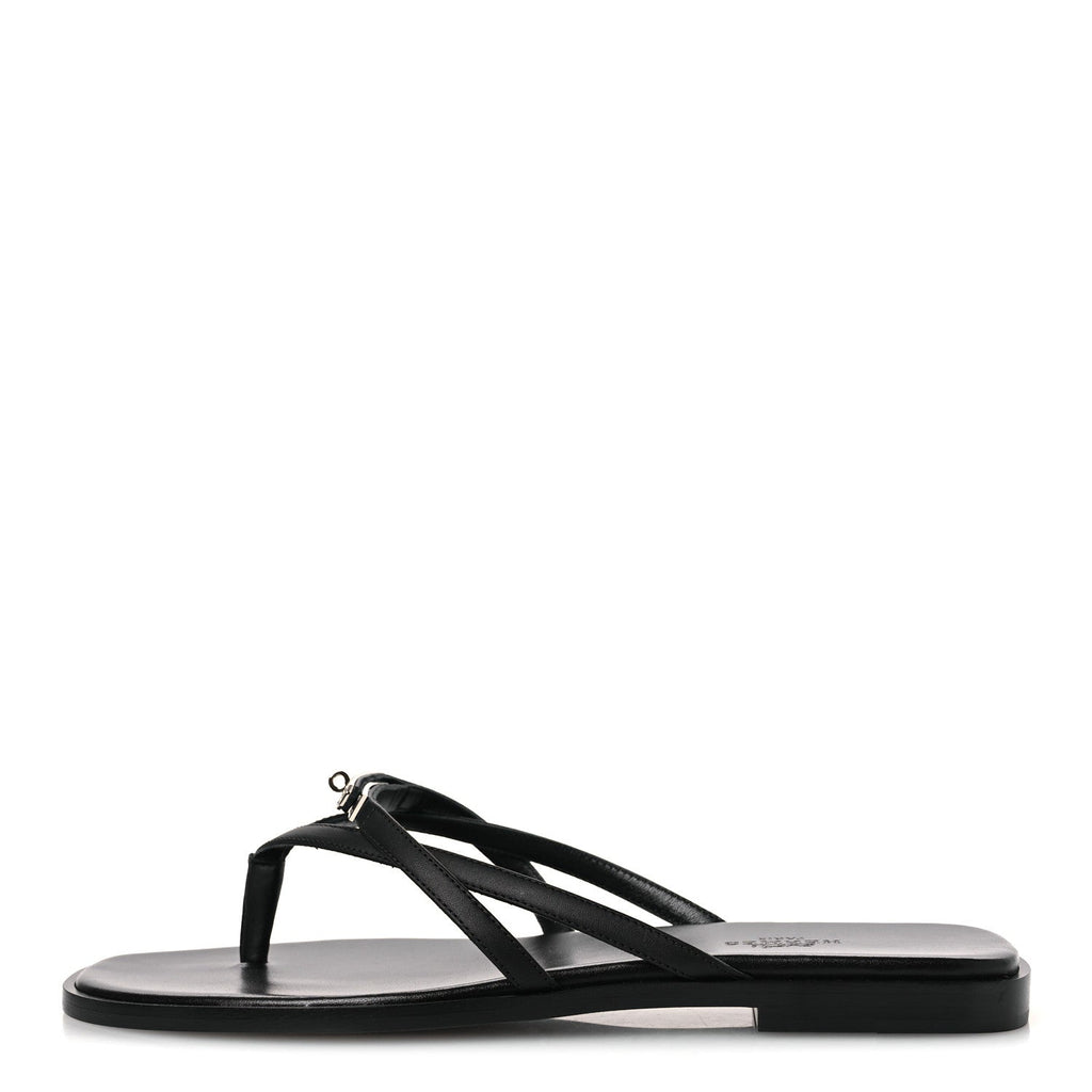 Calfskin Miss Sandals 39 Black
