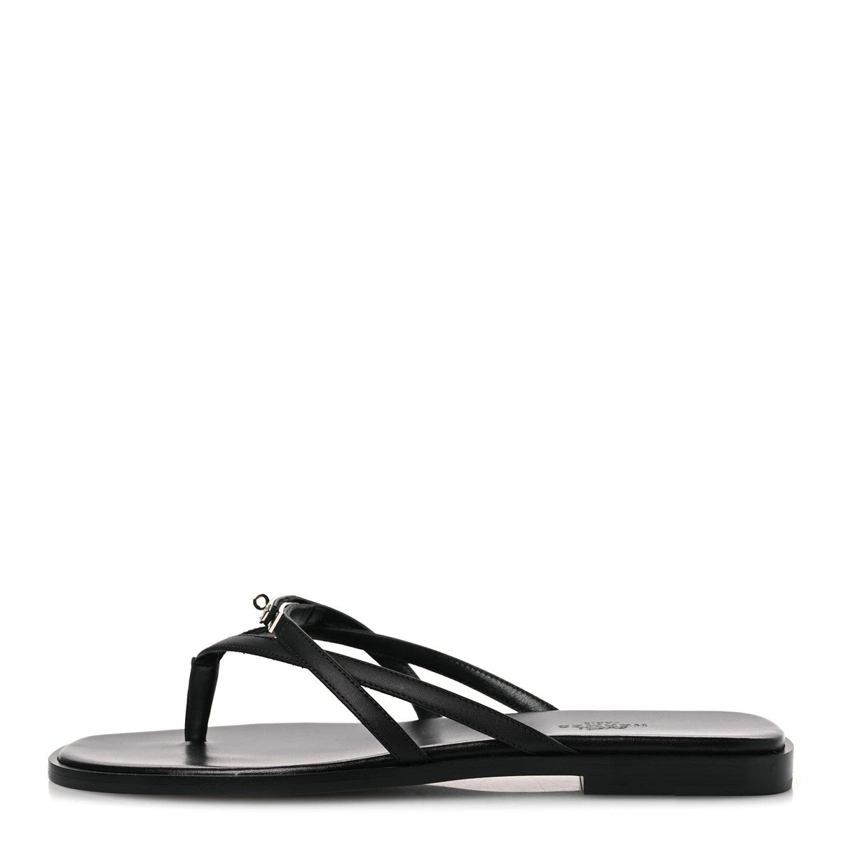 Calfskin Miss Sandals 39 Black