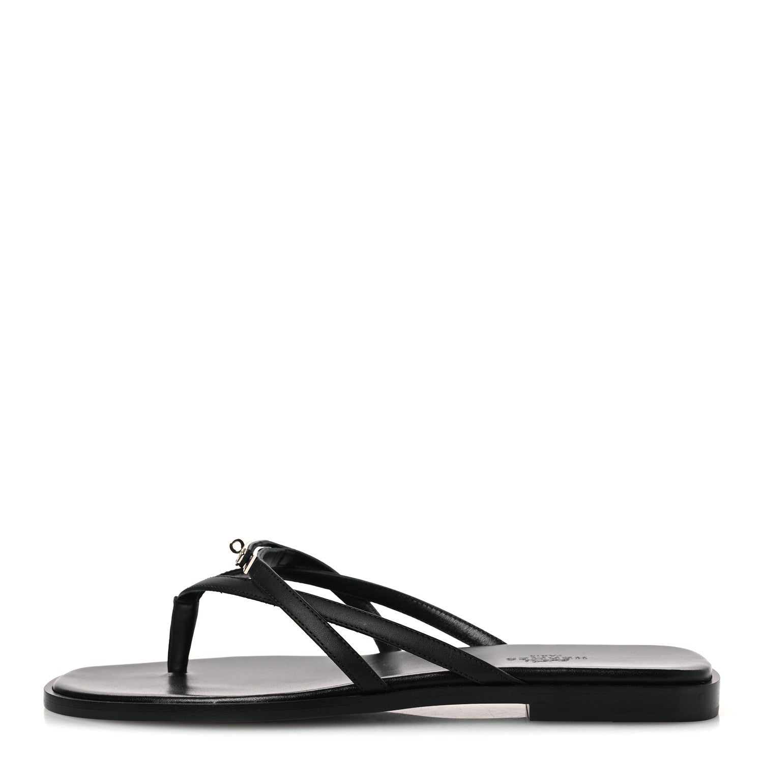 Calfskin Miss Sandals 39 Black