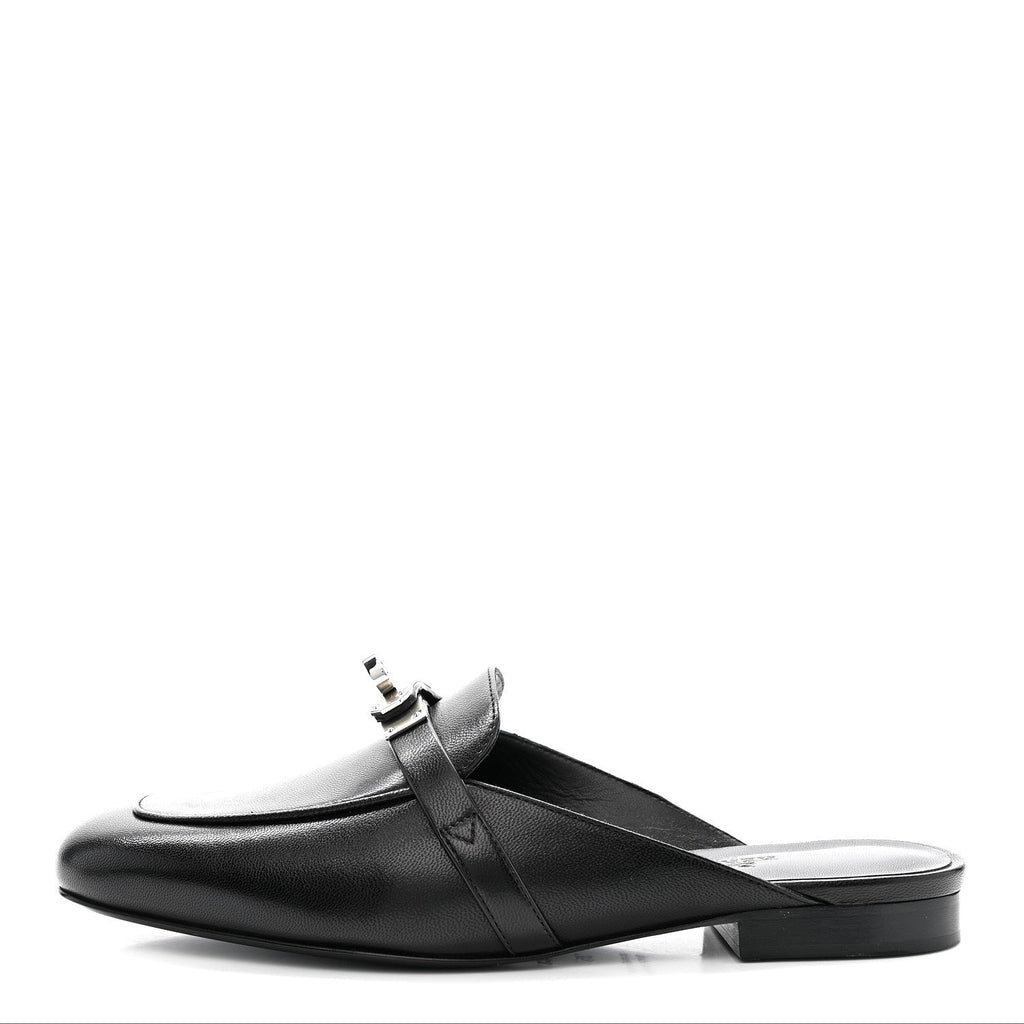 Goatskin Oz Mules 35 Black