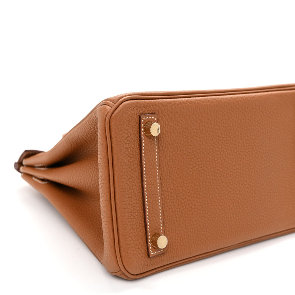 Togo Birkin 25  Gold