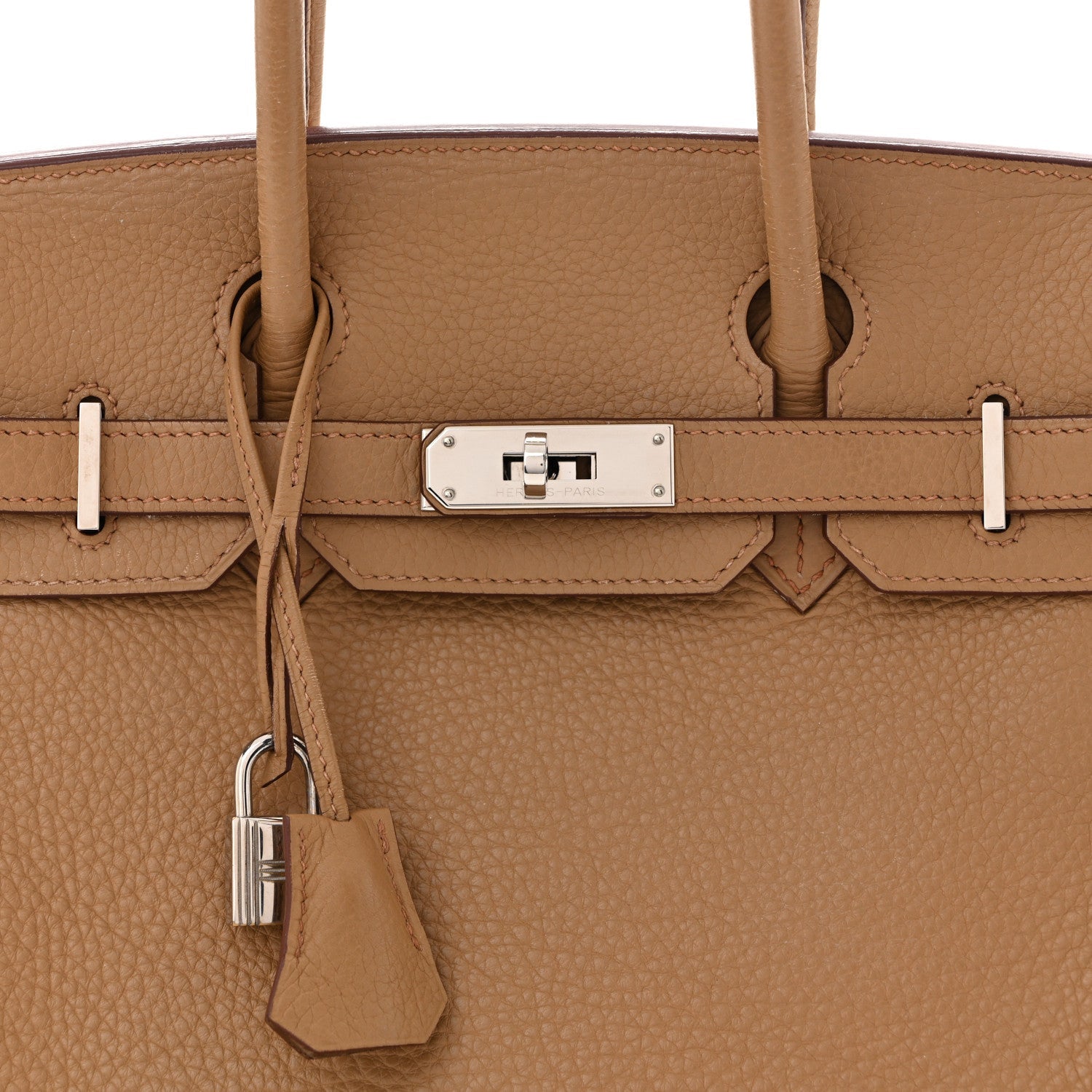 Taurillon Clemence Birkin 30 Biscuit