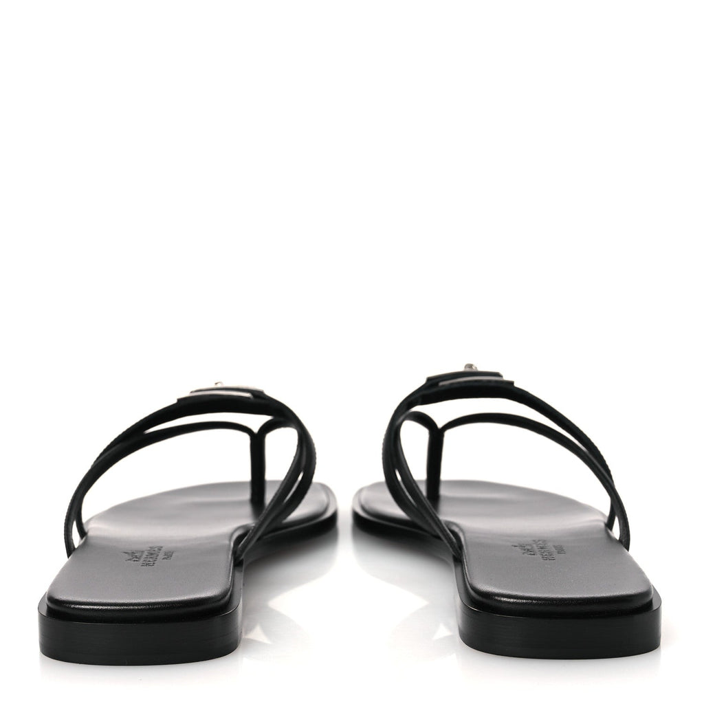 Calfskin Miss Sandals 37 Black