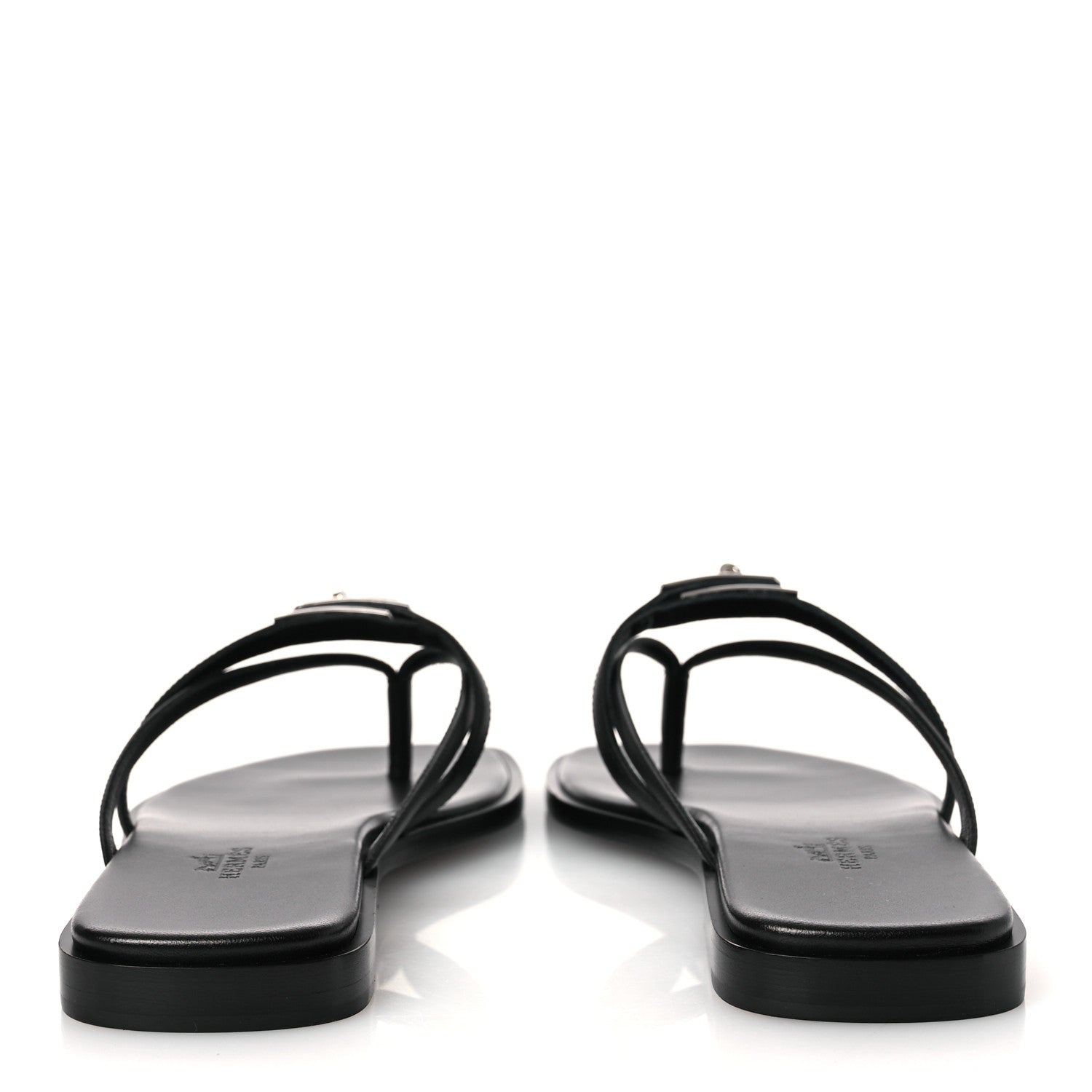 Calfskin Miss Sandals 37 Black