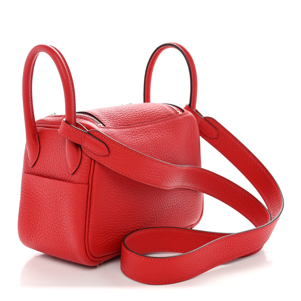 Taurillon Clemence Mini Lindy 20 Rouge Radieux