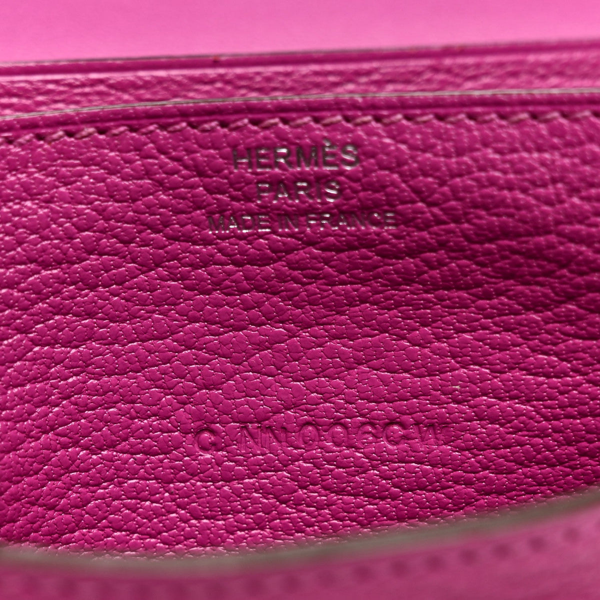 Chevre Mysore 1938 Wallet 19 Rose Pourpre