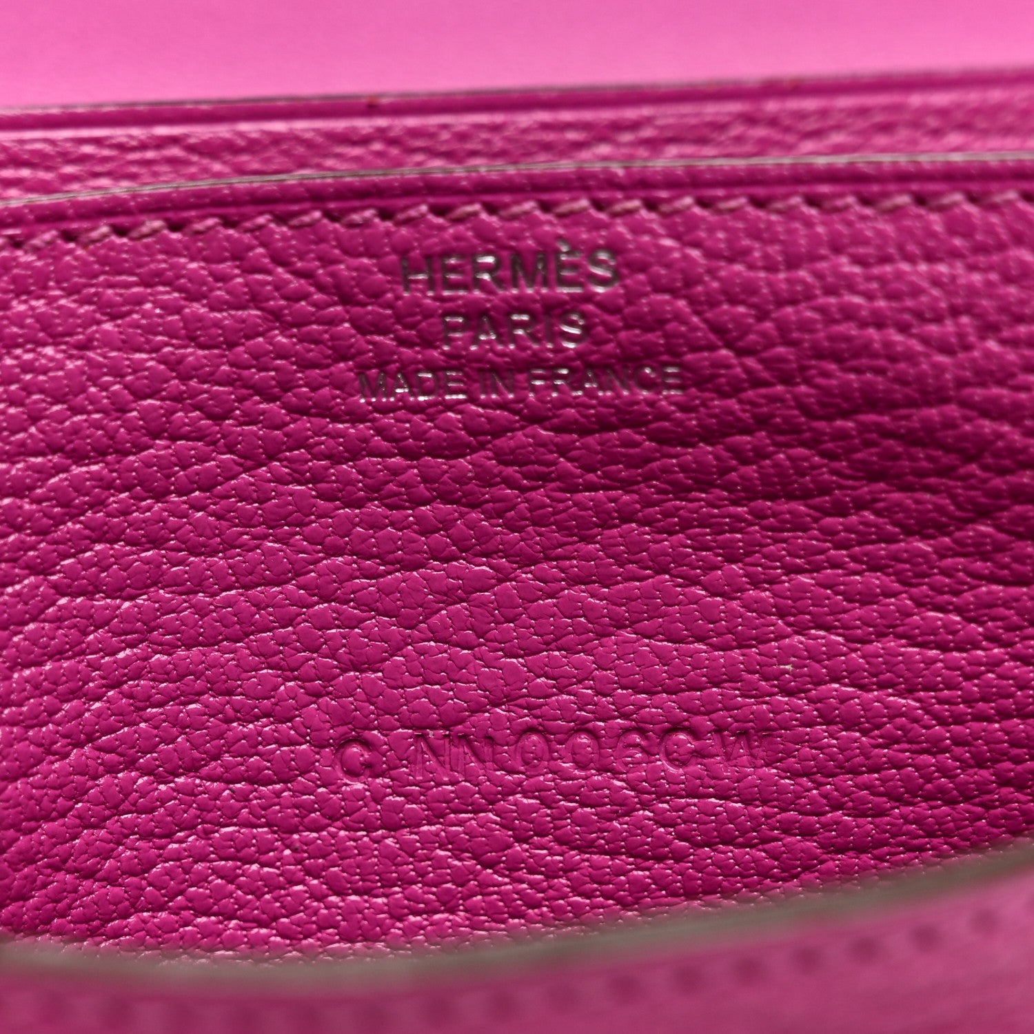 Chevre Mysore 1938 Wallet 19 Rose Pourpre
