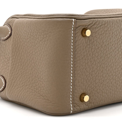 Taurillon Clemence Mini Lindy 20 Etoupe