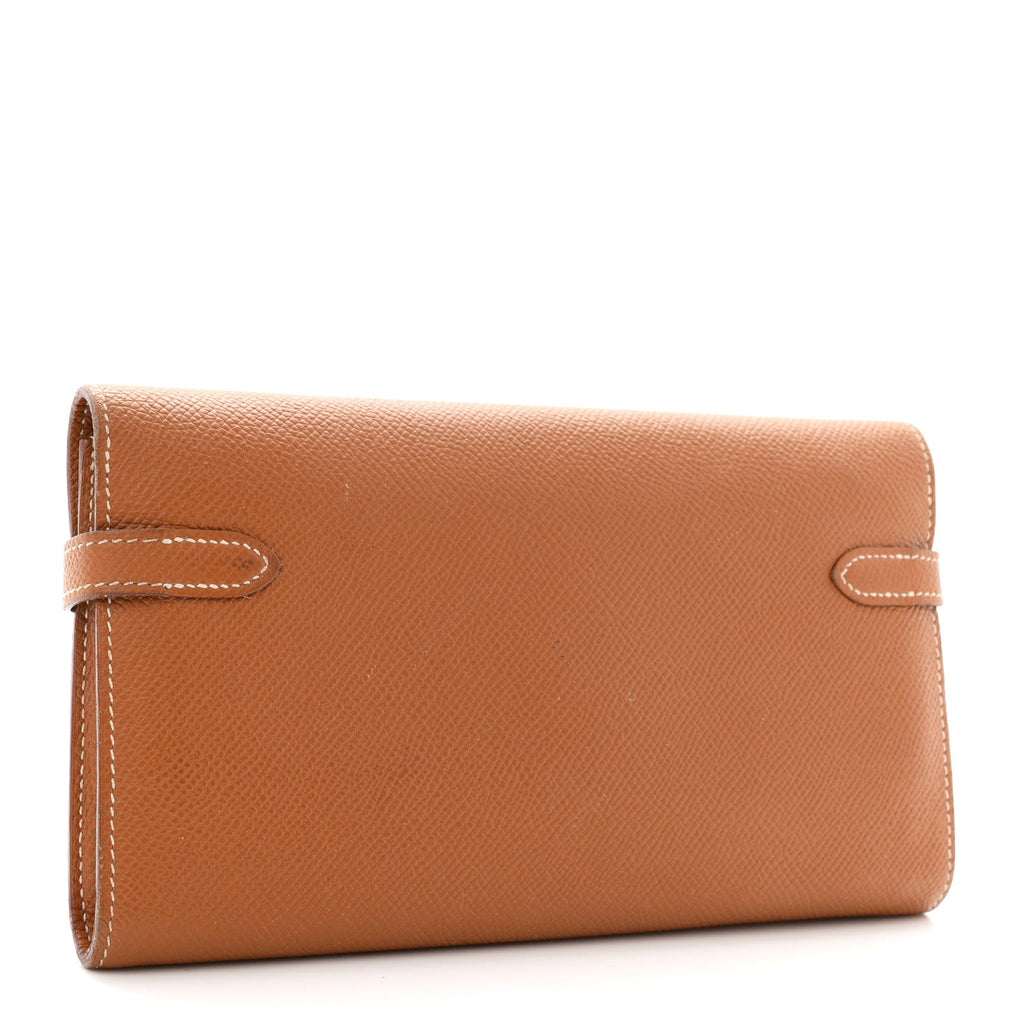 Epsom Kelly Longue Wallet Gold